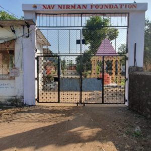 Rehabilitation center entrance at Nav Nirman Foundation, Kalyan, Maharashtra