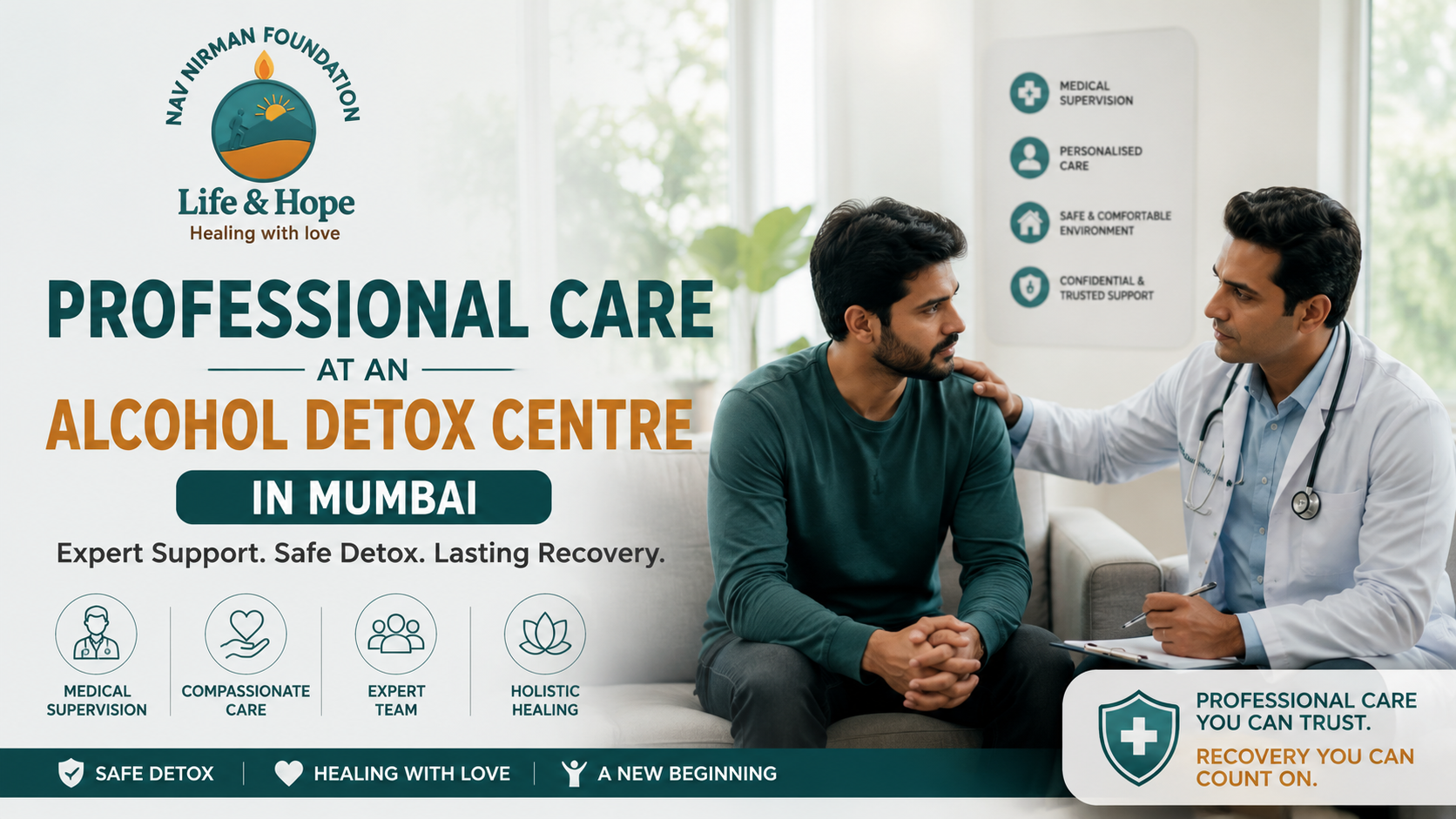 Professional Care at an Alcohol Detox Centre Mumbai