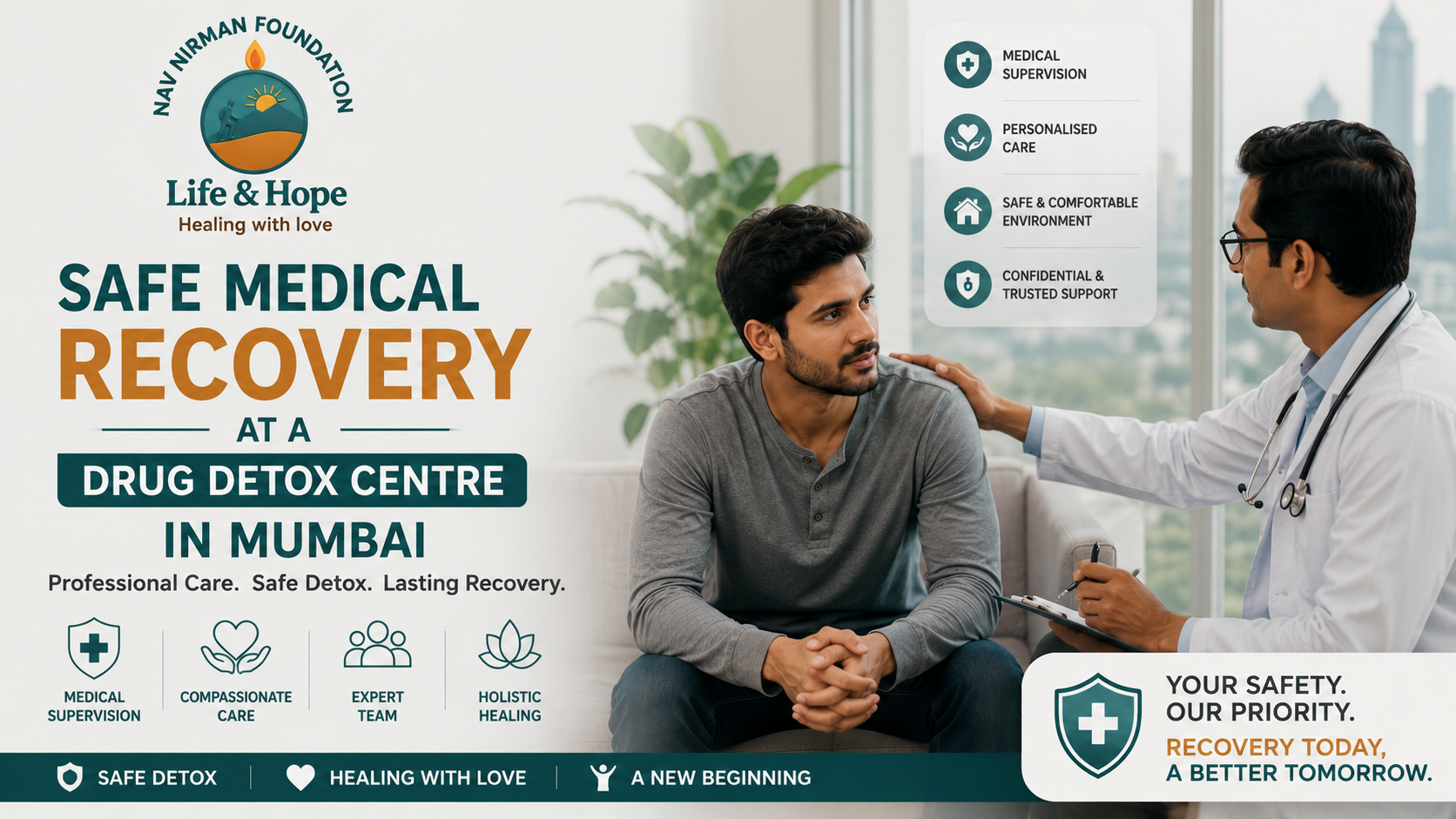 Safe Medical Recovery at a Drug Detox Centre Mumbai