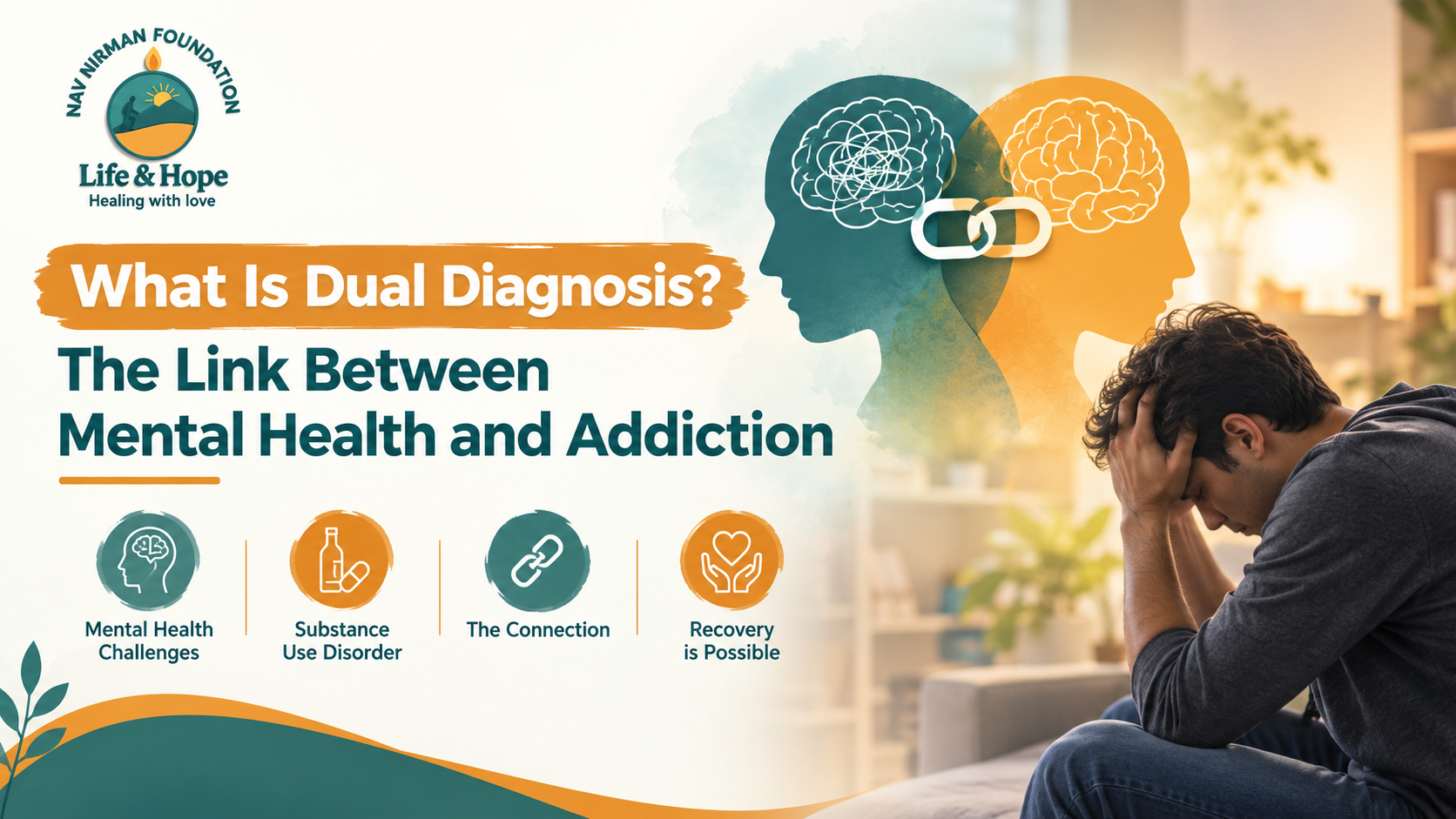 Read more about the article What Is Dual Diagnosis? The Link Between Mental Health and Addiction